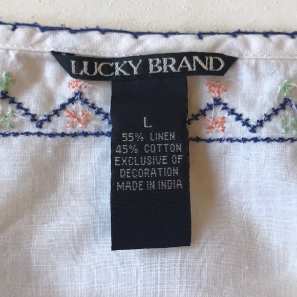 Lucky Brand Embroidered Tank - Picture 7 of 8